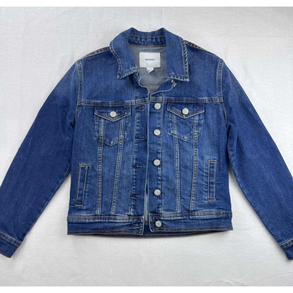 Classic Trucker Jean Jacket XS‎ Old Navy Denim Medium Wash